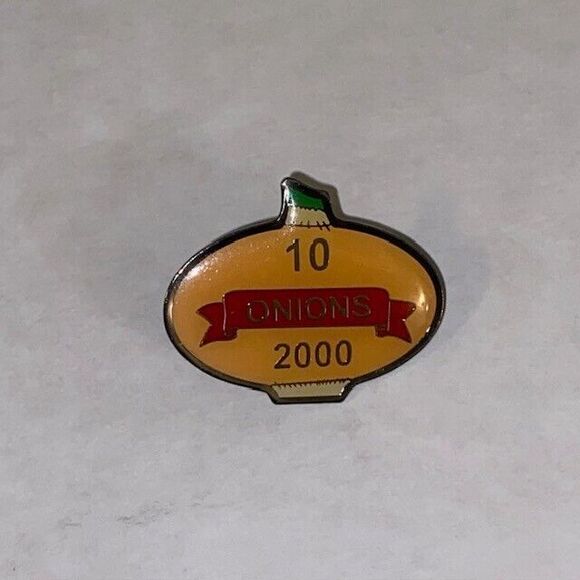 Vintage Onions 2000 Enamel Lapel Pin - Picture 1 of 2
